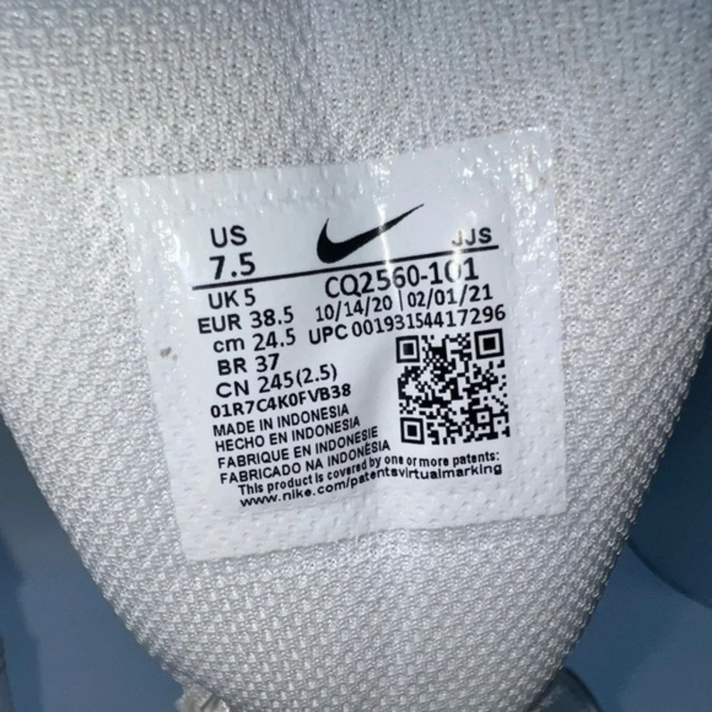 Nike Air Max 90‎ Womens 7.5 White Black Casual Sneakers Athletic Shoes